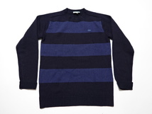 ■0203■ラコステ LACOSTE ボーダーセーター 2 AH612E 定価 25,300円●_画像1