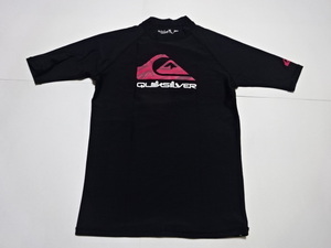 ■0205■Quik Silver クイックシルバー 半袖 ラッシュガード L●