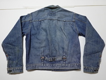 ■0215■リーバイス LEVIS Gジャン 36 Lot 506 革パッチ 赤耳●_画像4