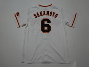 ■0229■坂本 勇人 SAKAMOTO #6 巨人 読売ジャイアンツ プロ野球 UNDER ARMOUR アンダーアーマー ユニホーム LG 刺繍●