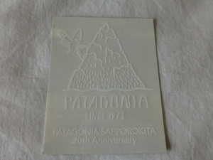 patagonia PATAGONIA SAPPOROKITA 20th Anniversary память стикер Anniversary Patagonia PATAGONIA Sapporo север 2014