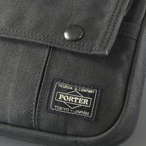 GO0220：PORTER/ポーター*吉田カバン*SMOKY/スモーキー*ハンドバッグ*ショルダーバッグ*鞄*ブラック_画像7