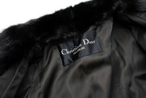 GP2998□Christian Dior FOURRURE/クリスチャンディオール*ダークミンク*ミンクファー*MINK*リアルファー*高級毛皮*ファーコート*M～L相当_画像7