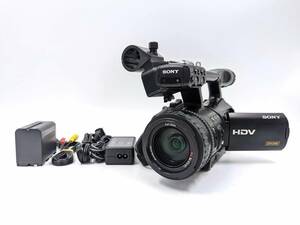 ★☆中古 良品 動作確認/点検清掃済 DRUM 460時間 SONY ソニー 業務用 HDV デジタル ビデオカメラ カムコーダー HVR-V1J S-893-2☆★