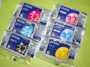 【IC32】EPSON純正 未使用品６個set