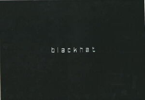 『ブラックハット』映画パンフレット・B５/クリス・ヘムズワース、タン・ウェイ