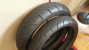 IRC RX-02F 110/70-17 　RX-02R 140/70-17　前後セット　中古　250クラス等