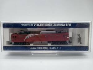 鉄道模型 Nゲージ【 TOMIX トミックス EF81形電気機関車（北斗星カラー） 品番2133 】検索タグ) 列車 電車 汽車 SL 鉄道 希少品 保管品 HT