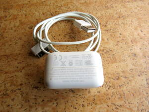 Apple 純正 10W USB電源アダプター A1357 ★ ライトニングケーブル付 ★ 中古 ★ ACアダプタ USBアダプタ iPad iPhone 