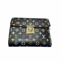 ルィヴィトン モノグラム ポルトフォイユ コアラ ノワール 財布 マルチカラーLOUIS VUITTON M58015_画像1