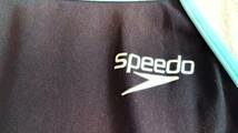 Speedo（スピード）　黒＆ミントグリーン　競泳水着　SSサイズ（Sサイズの方も着用可）　即決2300円送料込み_画像4
