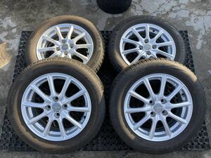 ECO FORME 185/60R15 5.5J +45 PCD100 アルミホイール４本セット