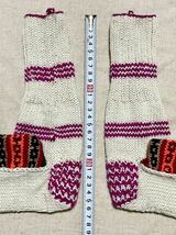 インド 手編み靴下 北インド マナリ マナリソックス メリノウール 23_画像6