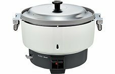 新製品　プロパンガス　ホース付属　リンナイ　業務用ガス　炊飯器　8.0Ｌ/4升 　RR-400CF