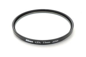 ★美品★ Nikon カメラ用フィルター L37C 77mm レンズ保護 UV 紫外線吸収用 マルチコート ニコン