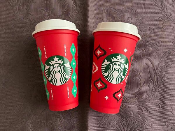 STARBUCKS スターバックス リユーザブルカップ　ホリデー 2022 + 2023　2個セット