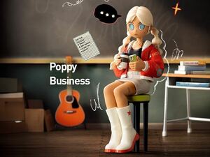 【未開封】popmart Peach Riot Rise Up シリーズ フィギュア poppy Business 送料無料