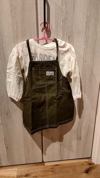 キッズ BREEZE ブリーズ 90センチ ロンパース ジャンパースカート セット 女の子