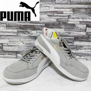 【PUMA】プーマ 新品未使用 エアツイスト 安全靴 作業靴 幅広 メンズ ワーキングシューズ グレー