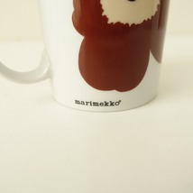 //【北欧】廃盤/旧型マリメッコ marimekko *Unikko ウニッコ マグカップ ブラウン*コップ食器【陶器】(wa84-2310-58)【10B42a】_画像8