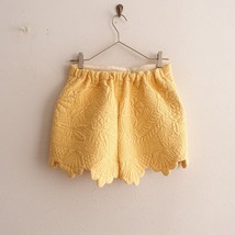 //ヌードヴィンテージ nude vintage *short pants*キルティングヴィンテージイージースカラップイエロー(27-2401-138z)【40B42】_画像2