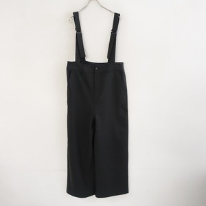 // Nico and Niko and... * car n blur -tsu il overall *F charcoal gray hanging pants suspenders pants (2-2401-590)[60B42]