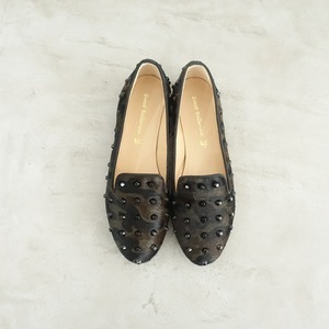 // Suite ba Rely naSweet Ballerina * studs slip-on shoes 38/24* shoes flat shoes Loafer (sh5-2402-2)[81B42]