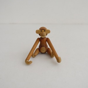 //【北欧】美品/定価1.3万/カイボイスンデンマーク KAY BOJESEN DENMARK *MONKEY mini モンキーミニ*木ウッド(ac85-2402-20)【02B42】