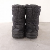 //【定価1.4万】ザノースフェイス THE NORTH FACE *Nuptse Bootie Wool 中綿ブーツ 40.5/25*ミックスグレー(sh88-2402-30)【72B42】_画像3