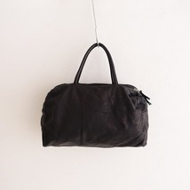 //【2023/定価8,3万】アーツ&サイエンス ARTS&SCIENCE *square scool bag M*手提げトートボストンレザー(ba11-2402-47)【72B42】_画像1