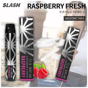 《新品☆送料無料》電子タバコ 使い捨て ポケットシーシャ SLASH スラッシュ INTERNATIONAL FLAVOR RASPBERRY FRESH ラズベリーフレッシュ