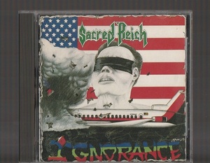 廃盤 SACRED REICH セイクレッド・ライヒ IGNORANCE イグノランス 32XB-246 国内初期3200円盤CD 旧規格 スラッシュ・メタル