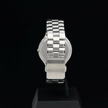 超美品 薄型 SEIKO セイコー ドルチェ SACM107 8J41-0A10 SS メンズ 年差クォーツ シルバー文字盤 定価5.5万_画像5