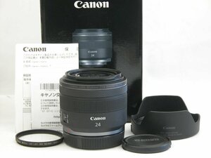 ★☆CANON RF 24 F1,8 マクロ iS STM (未記入保証書付) 新同☆★