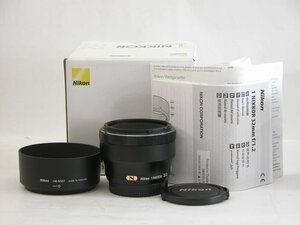 ★☆Nikon 1 ニッコール 32 F1,2 新同☆★