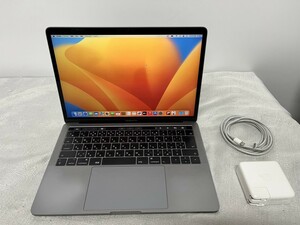 バッテリ不良？・Core i7-7567U●Apple MacBook Pro(13-inch,2017,Four Thunderbolt3 ports)Model A1706●中古・動作保証無・現状品