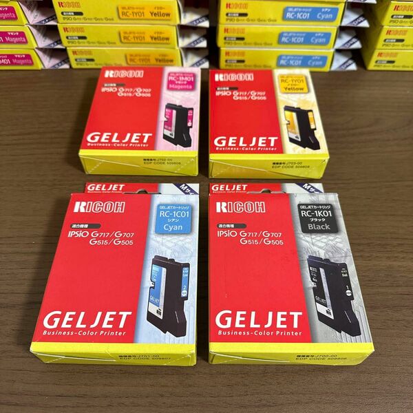 【新品/純正】RICOH　GELJETカートリッジ　インク　4色セット　Mサイズ