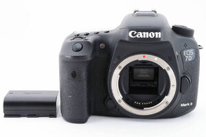 ★並品★ Canon キヤノン EOS 7D Mark II デジタル一眼レフカメラ ボディ バッテリー付き #2741