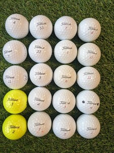 ロストボール　 タイトリスト20個【2019〜23年】PRo V1/PRo V1x