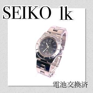 稼働　SEIKO セイコールキア　クォーツ ブラック系