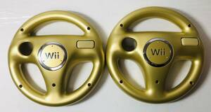 グラブニンテンドー ゴールドハンドル 2個セット（ Nintendo 任天堂 ゲーム Wii ）