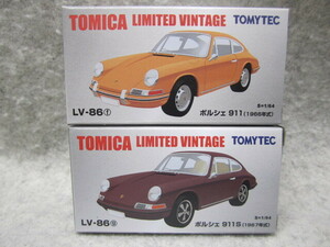 トミカリミテッドヴィンテージ　86f & g　ポルシェ　911S　2台セット