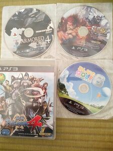 PS3 ソフト アーマードコア4 みんなのゴルフ 戦国BASARA4 ストリートファイター4アーケード　セット　まとめ　動作確認済