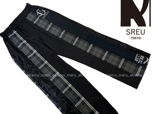 SREU See-through stripe PANTS スリュー シースルー　ストライプパンツ(F) STUDIOUS ステュディオス