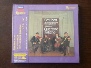 【即決 Esoteric SACD】イタリア弦楽四重奏団／シューベルト弦楽四重奏曲 死と乙女、ロザムンデ♪送料無料 エソテリック 新品 Hybrid