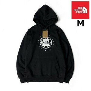 1円～!売切!【正規新品】THE NORTH FACE◆GEO NSE HOODIE パーカー スウェット US限定 地球 裏起毛 ボックスロゴ キャンプ(M)黒 181130-33