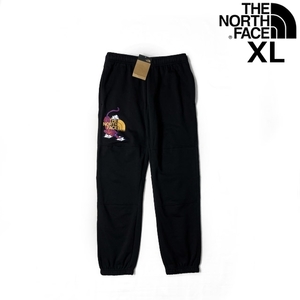 1円～!売切!【正規新品】THE NORTH FACE◆HALF DOME UX PANT ジョガーパンツ US限定 ハーフドーム トラ タイガー 裏起毛(XL)黒 190110-38