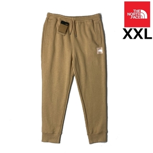 1円～!売切!【正規新品】THE NORTH FACE◆BOX NSE JOGGER ジョガーパンツ スウェット US限定 ボックスロゴ 裏起毛(XXL)ベージュ 190110-30