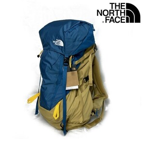 1円～!売切!【正規新品】THE NORTH FACE Y TERRA 55 PACK リュック バックパック 登山 US限定 アウトドア 大容量 (OS)青 茶 180626-80