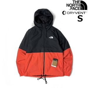 1円～!売切!【正規新品】THE NORTH FACE◆ANTORA RAIN HOODIE マウンテンパーカー ナイロン US限定 2023最新 撥水(S)オレンジ 180915-60